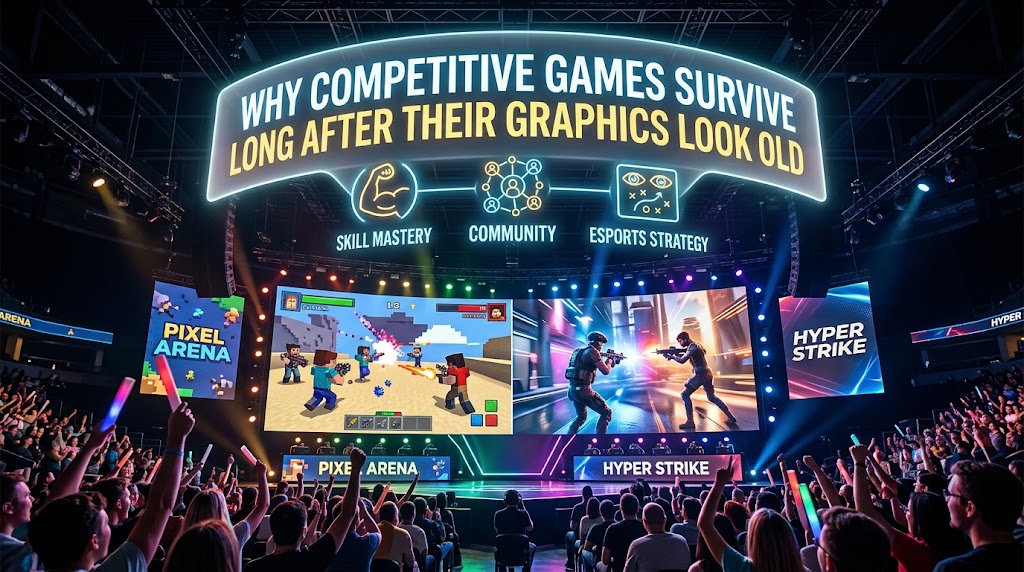 Why Competitive Games Survive Long After Their Graphics Look Old